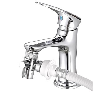 Yu Jian Faucet <b>Diverter</b> All Copper Universal Connector For Washing Machine Water Distribution - Product Image 1