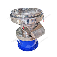 Petit tamis vibrant électrique portable en acier inoxydable 304, moteur 180W, pour la transformation alimentaire, filtration de lait de soja/jus, 220V/380V 1