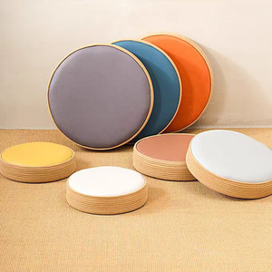 Cojín de Asiento Japonés de Ratán con Mesa de Centro, Diseño Moderno y Cómodo, Ahorro de Espacio, para Dormitorios y Áreas Comunes - Hostelería de Madera - Product Image 4