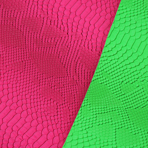 Pelle Sintetica Goffrata Effetto Pelle di Serpente PVC Finta Pelle con Stampa Pitone per Borse e Scarpe - Product Image 2
