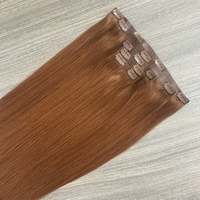 Extensions de cheveux européens de luxe blondes, trame unique, 100% cheveux humains, clips invisibles, extensions vierges Remy