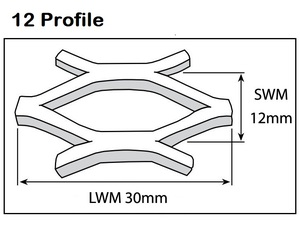 Trung Quốc cung cấp Heavy Duty bền mạ kẽm/nhôm lớn lên tấm kim cương mở rộng dây lưới đục trang trí mở rộng - Product Image 6