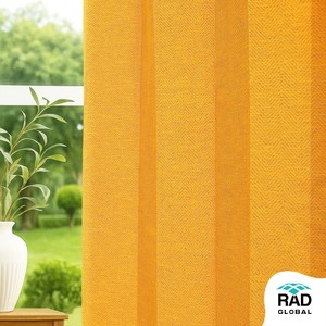 Mustard Yellow Premium Solid <b>Waterproof</b> Outdoor <b>Curtains</b> with Bold Modern Elegance for Patios Balconies and Outdoor Retreats - Product Image 6