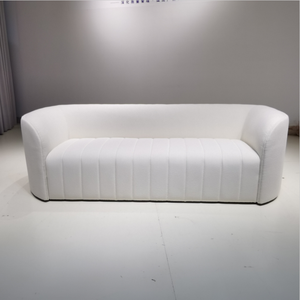 โซฟาหนังสไตล์อิตาเลียน โมเดิร์น เรียบหรู ดูดี สวยงาม โซฟาหนังศิลปะ - Product Image 1