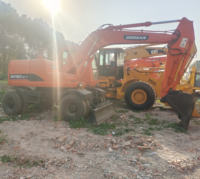 Pelle sur chenilles DOOSAN150W DH150W DH150W-7/d'occasion moteur KOREA DOOSAN DH 150 150W-7 DOOSAN150