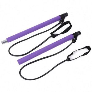 Kit de Barra de Pilates Portátil 22 en 1 de Fábrica BSCI con Banda de Resistencia, Barra de Tonificación y Palo de Yoga para Ejercicio en Casa - Product Image 6