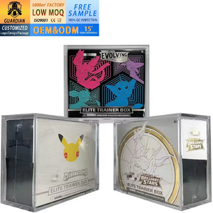 Hỗ trợ tùy chỉnh Elite huấn luyện viên hộp Acrylic hiển thị trường hợp bảo vệ tương thích etb Booster Box Acrylic trường hợp - Product Image 1