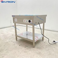 Bain-marie électrique 220V en acier inoxydable pour buffet alimentaire, équipement de restauration et de cuisine pour hôtels et traiteurs