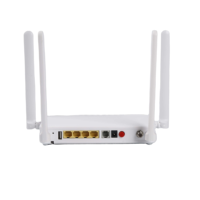 JUQU F668P F668V AX3000 WIFI6 ONU 4GE RJ45 FTTH Fibre 2.4G/5GHz CATV Contrôlable Haute Vitesse