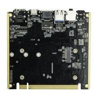 ROC-RK3588-PC komputer Mini octa-core 64-bit, komputer OS Mini 8K AI RAM 4GB/8GB/16GB mendukung Android Debian Ubuntu