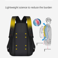 Sac à dos pour ordinateur portable, voyage d'affaires, antivol, avec port de charge USB, résistant à l'eau, sac pour ordinateur