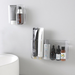 <b>Wall</b> <b>Mounted</b> Storage <b>Shelf</b> Rectangle No Lid For Desk Organizing Remote Control And Stationery - Product Image 3
