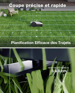 เครื่องตัดหญ้าอัตโนมัติระดับพรีเมียม Ecovacs GOAT O1200 LiDAR PRO สำหรับพื้นที่ 1200 ตร.ม. พร้อมระบบทำแผนที่อัตโนมัติผ่านแอพพลิเคชั่น, ระบบ LiDAR หลายเส้น, กันน้ำระดับ IPX6, ความกว้างการตัด 22 ซม., สำหรับใช้งานกลางแจ้ง - Product Image 2