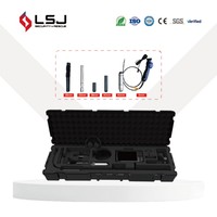 Système de détection professionnel avec caméra rotative HD 1080P à 360 degrés, interphone bidirectionnel, perche télescopique de 3,5 m, IP67, 8 pouces, garantie 1 an