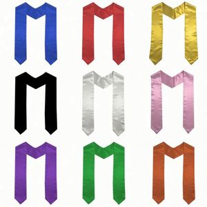 Écharpe de graduation personnalisée en satin de qualité supérieure, vente en gros d'usine, ruban tour de cou très populaire - Product Image 6