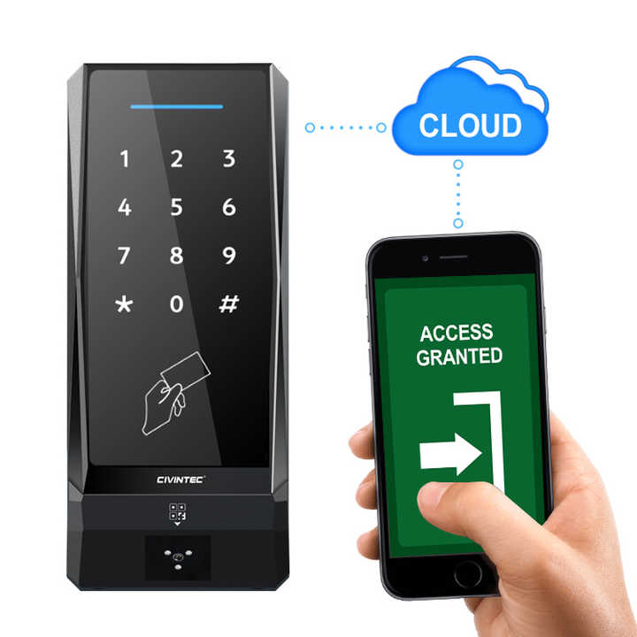 Waterproof Cloud Remote Control QR Code Scanner TCP IP PoE Access ...