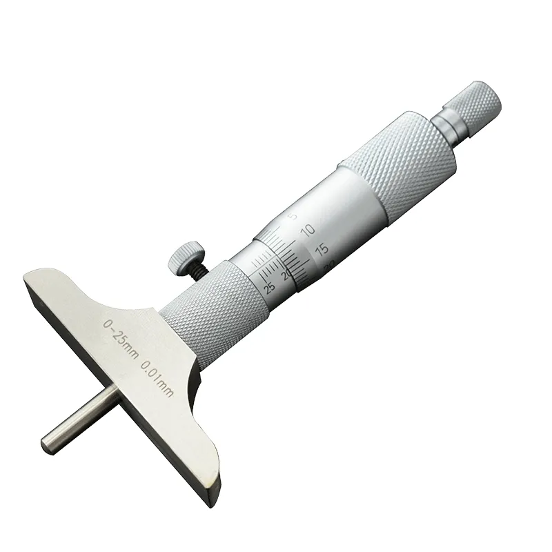 Outils de mesure de précision micromètre, instrument de mesure de profondeur 100mm