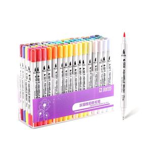 STA Aquarelle Set di pennarelli inchiostro acquerello 12/24/36/48/80 colori 0.4mm punta finale e penna pennello per pennarelli arte - Product Image 1