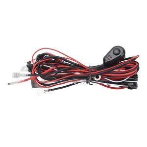 Kabel Saklar Lampu Strip Satu Kumpulan Dua Saklar Lampu Kerja LED Harness Lampu Kabut Led Spotlight Wiring Harness - Product Image 2