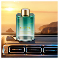 Diffuseur d'huiles essentielles naturelles portable, rafraîchisseur, garantie 1 an, humidificateur de parfum en verre, utilisation en voiture, en extérieur, 120 ml d'air