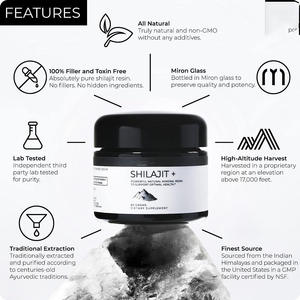 OEM معجون كريم شيلاجيت ملحق معادن متعددة حمض الفوليك راتنج شيلاجيت النقي هيمالايا لدعم المناعة - Product Image 3