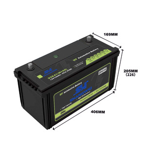 แบตเตอรี่ตะกั่วกรดปิดผนึก N100 12V 100Ah สำหรับสตาร์ทรถยนต์และพลังงานสำรองฉุกเฉิน - Product Image 2