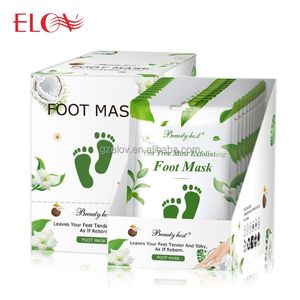 Nouveau Masque Exfoliant pour les Pieds à la Menthe et au Théier, Masque Peeling pour les Pieds, Élimination des Peaux Mortes - Product Image 2