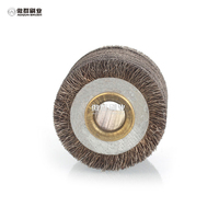 Coupe-herbe Brosse métallique en acier Brosse biseautée industrielle Brosse métallique en laiton pour meuleuse d'établi