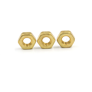 Chất lượng cao Rắn Nut đồng thau Hex Nut M1.4 M1.6 M2 M2.5 M3 M4 M5 M6 M8 M10 M12 M14 M16 M18 M20 M22 M24 din934 hạt - Product Image 6