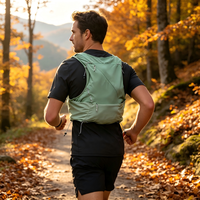 Gilet de course à pied réfléchissant portable de haute qualité, sac à dos d'hydratation léger pour l'escalade, le camping, la randonnée, le marathon et le cyclisme