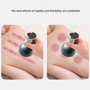 Ensemble de <span class=keywords><strong>massage</strong></span> par ventouses intelligent à micro-courant vibrant pour le corps, avec thérapie par aspiration, alimentation USB, lumière rouge, chaleur et matériau ABS - Product Image 6