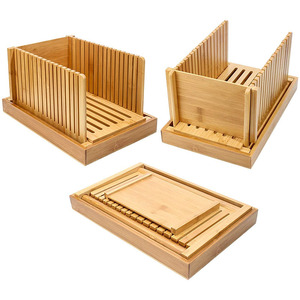 Trancheuse à <span class=keywords><strong>pain</strong></span> en bambou-Diviseur de <span class=keywords><strong>pain</strong></span> de cuisine multifonctionnel-Plateau de rangement de miettes de <span class=keywords><strong>pain</strong></span>-Trancheuse à <span class=keywords><strong>pain</strong></span> grillé - Product Image 5