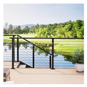 ราวจับสแตนเลสสำหรับติดราวบันไดสายเคเบิลทั้งด้านบนและด้านข้าง - Product Image 1