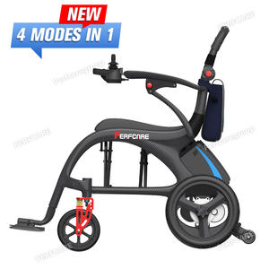 2025 Bestseller Elektrischer Rollstuhl 3-in-1 Rollstuhl-Rollator-Gehhilfe aus Kohlefaser Leichtgewicht - Product Image 1