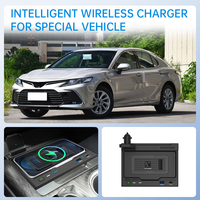 Prise USB de charge sans fil pour voiture 15W, plaque de chargeur de téléphone rapide, pièce de garniture 2018-2023, modification intérieure de Toyota Camry
