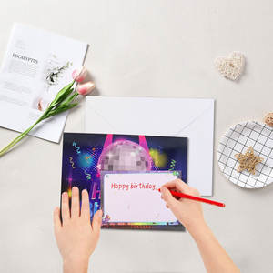 Âm nhạc thẻ sinh nhật Quà Tặng mèo 3D Pop Up cho phép của Rock Party rock and roll thẻ sinh nhật với âm nhạc sinh nhật trang trí - Product Image 6