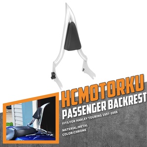 Dossier de barre <span class=keywords><strong>Sissy</strong></span> arrière de moto avec kit de dégagement rapide pour Harley Touring Street Glide Electra Glide FLTRX FLHR 1997-2008 - Product Image 2