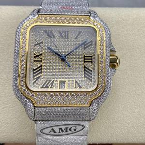 นาฬิกาข้อมือกลไกอัตโนมัติสำหรับผู้ชายสุดหรูตัวเรือนคาร์บอนไฟเบอร์ความกว้าง22มม. เพชรโมอิสโคเนีย - Product Image 3