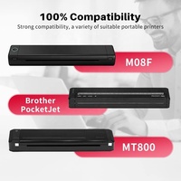 Phomemo M08F Mini imprimante thermique mobile sans fil A4 Machine d'impression de documents Android portable sans encre pour livraison directe