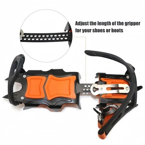 CZ Factory - Cubrezapatos Antideslizantes y Duraderos con 12 Dientes Ajustables, Seguros y Estables, Ideales para Escalar en la Nieve - Product Image 6