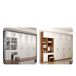 Armario Minimalista Ensamblado de 5-6 <span class=keywords><strong>Puertas</strong></span>, Mueble de Almacenamiento Grande para Dormitorio, Organizador de Ropa que Ahorra Espacio - Product Image 5