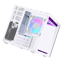 Lovingcool Nouveauté Boîtier PC de jeu informatique USB3.0 Boîtier PC MATX Tours de PC Boîtier PC avec verre trempé