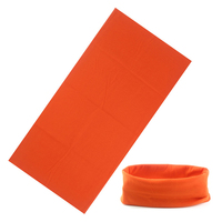 Bandana Joker personnalisé bustier tubulaire en tissu microfibre sans couture à double impression col tubulaire blanc pour les activités de plein air