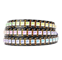Bande lumineuse LED WS2813 5V RGB programmable 4 broches double signal fil anti-rupture couleur numérique intelligent adressable RGB Pixel