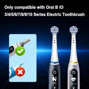 Replacement <strong>Toothbrush</strong> Heads Compatible with IO Series, DuPont Bristles POM Material, 8-Pack <strong>Oral</strong> Care Set, Wholesale <strong>Price</strong> - Product Image 2