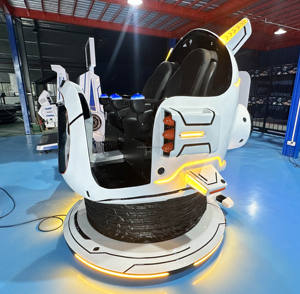 Dreamland 360 9D VR Roller Coaster Films Réalité Virtuelle Double Joueurs Simulateur Panda VR à pièces - Product Image 4