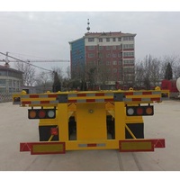 2 3 4 essieux 20FT 40FT châssis d'expédition squelette squelette semi-remorque 40FT conteneur remorque Made in China camion remorque