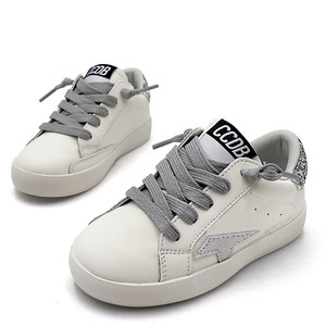 Scarpe Stringate <span class=keywords><strong>Star</strong></span> Board per Bambini, Calzature Sportive Glitterate Comode per Bambini, Sneakers Casual alla Moda CCDB per Bambini - Product Image 2
