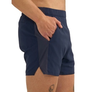 Shorts d'été en molleton uni pour hommes, personnalisables, vente en gros, OEM, en nylon, respirants, confortables et tendance - Product Image 3