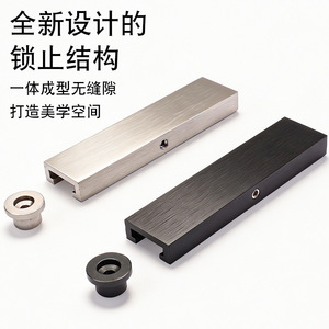 Loquet de porte en alliage d'aluminium Jin Aoding, avec goupille apparente, épaissi, antivol, pour porte en bois de salle de bain, sans perçage requis - Product Image 3